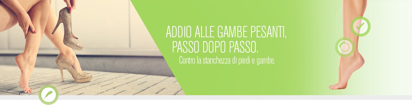 Podovis linea leggerezza: contro la stanchezza di piedi e gambe