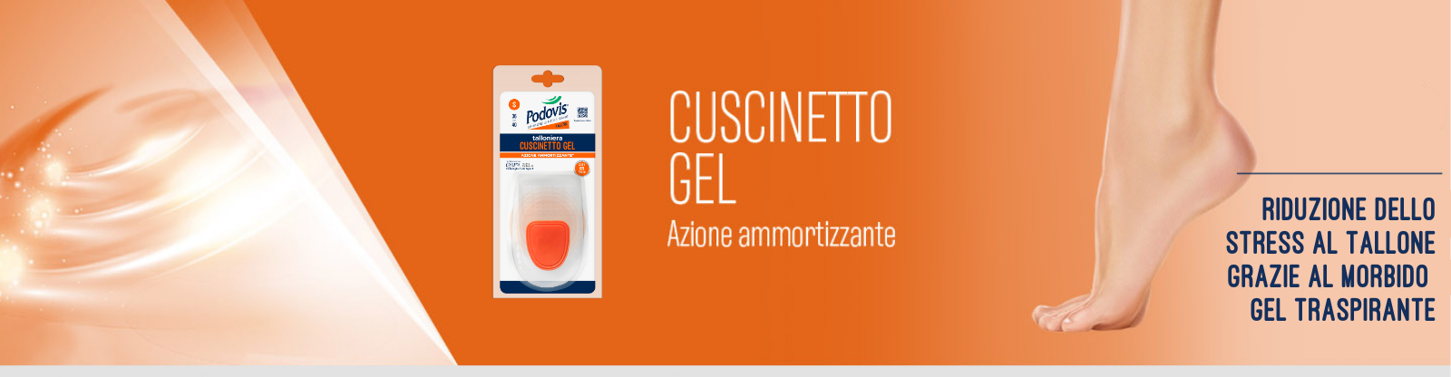 Podovis Talloniera Gel: protegge dagli shock meccanici